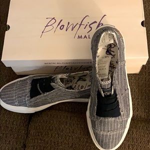 Blowfish Marley Navy Hammock Stripe Linen